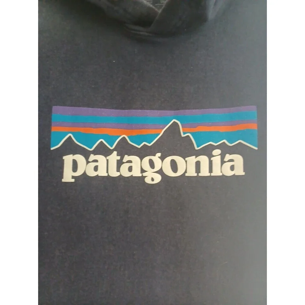 Patagonia navy hoodie mens M heavy pullover sweatshirt Uprisal hoody outdoor